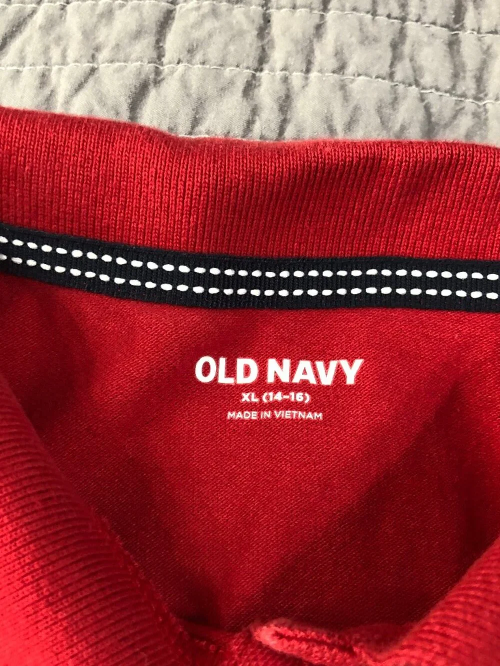 4/$15 Old Navy Polo Shirt Girl XL 14/16 Red Classic Preppy School Casual